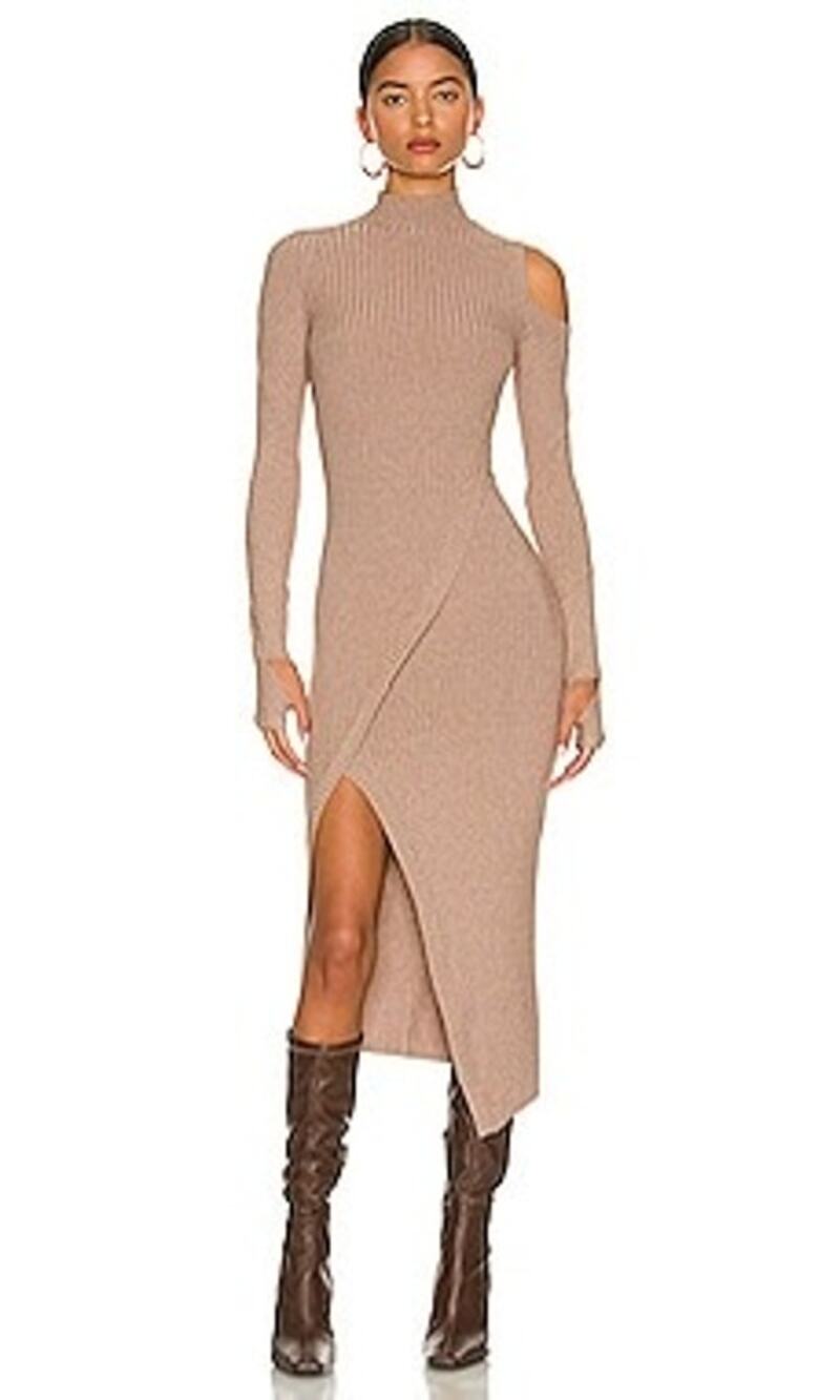 Harper Dress in Chestnut ALIX NYC size Medium  (b45 )